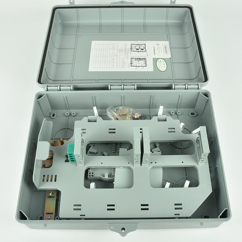 室外壁掛式光纜分纖箱 槽道光分路箱分光箱 樓道ODF光纖配線箱