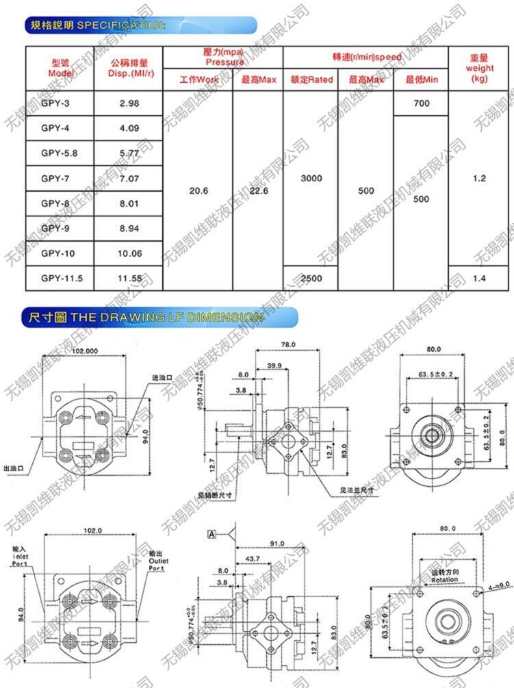 延邊HGP-11A-F6/6R,齒輪泵,,優(yōu)惠促銷|