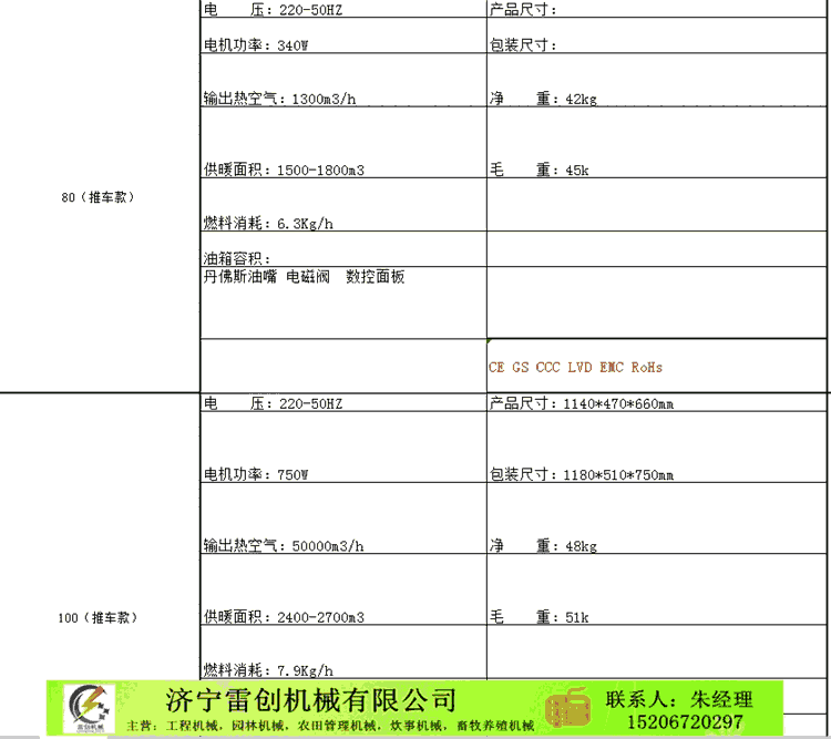 萍乡柴油暖风机雷创牌大功率市场报价