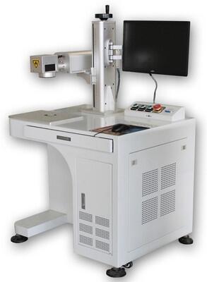 光纖激光打標機電子廠品打標金屬標簽打標機