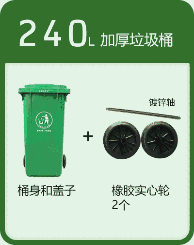 重慶240升分類垃圾桶市政標(biāo)準(zhǔn)