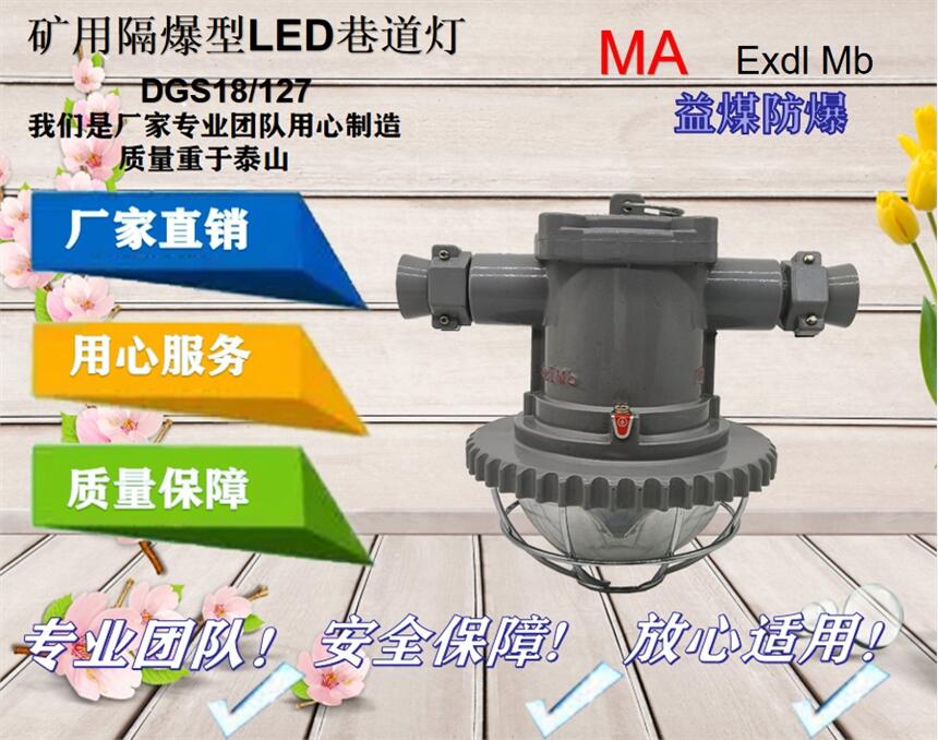 礦用隔爆型LED巷道燈DGS18/127制造廠家服務(wù)到位質(zhì)量放心