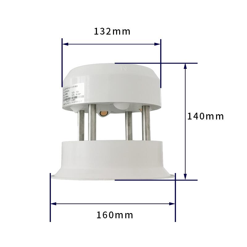 北海灵犀微型超声波风速风向传感器 