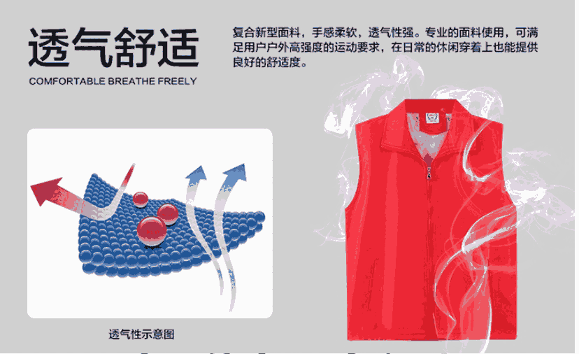 定制2020款志愿者紅馬甲/北京連體服廠(chǎng)家定做￥福州臺(tái)江區(qū)牛仔工作服