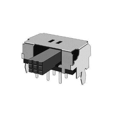 SK-22D12  側(cè)撥開關(guān) 臥式 撥動開關(guān) 切換開關(guān) 推動開關(guān) 滑動開關(guān)