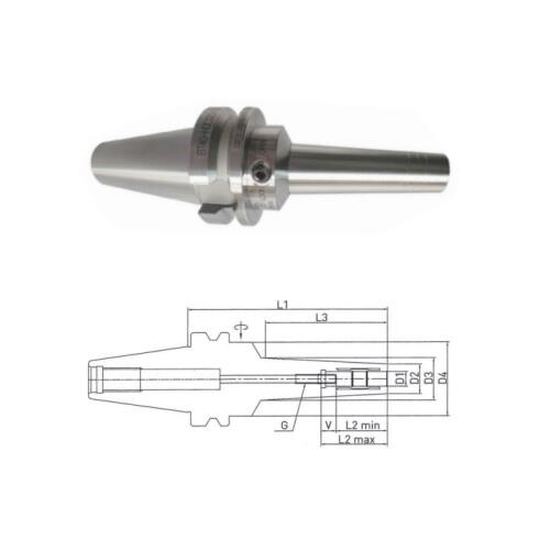 美达BT高精度细长笔形液压刀柄BT40-MHC08S-100