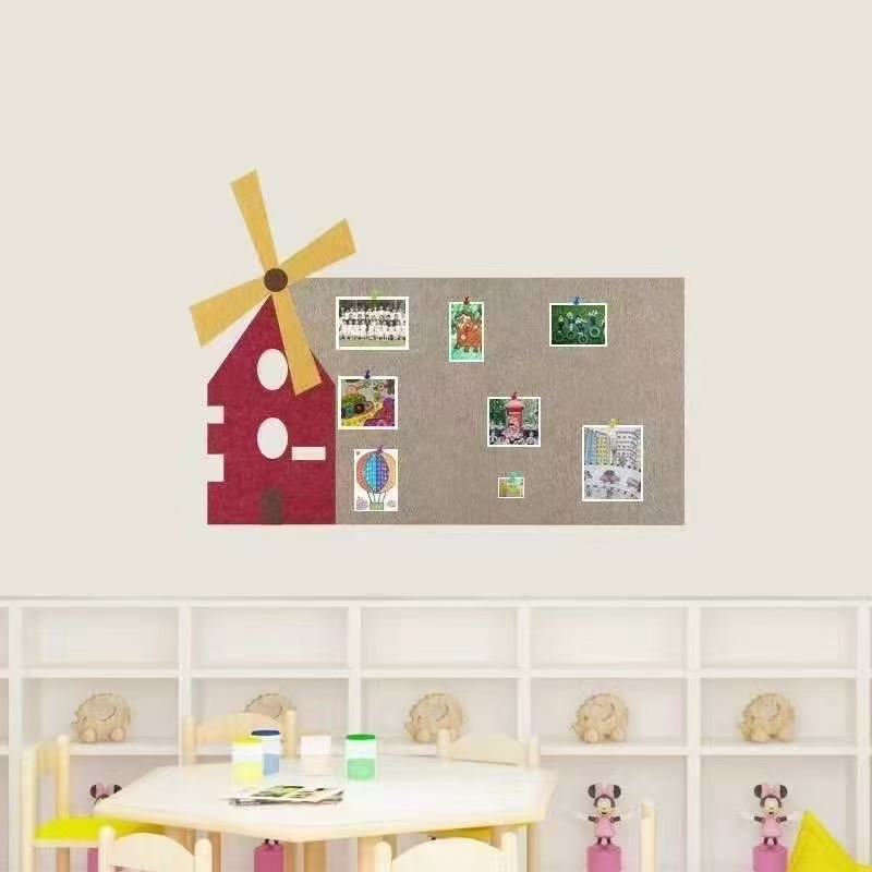 “聚酯纖維吸音板——告別噪音，幼兒園環(huán)創(chuàng)就選它