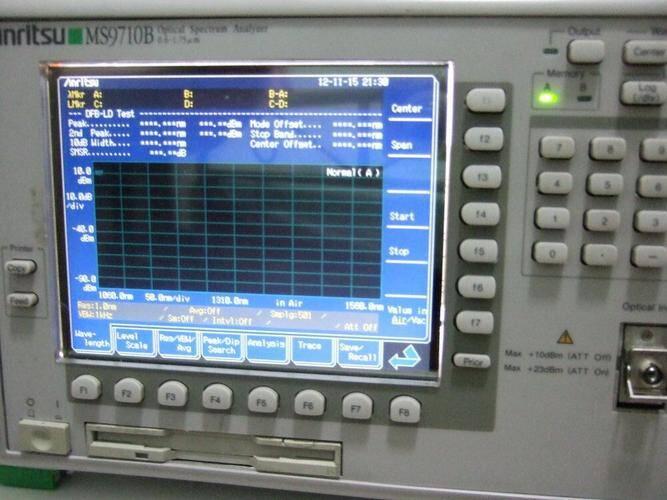  二手原裝Anritsu/安立MS9710C 光譜分析儀