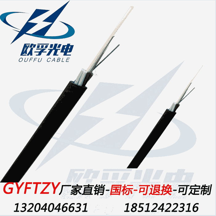 GYFTZY-6B1光纤 GYFTZY6芯单模阻燃光缆 管廊项目专用阻燃光缆