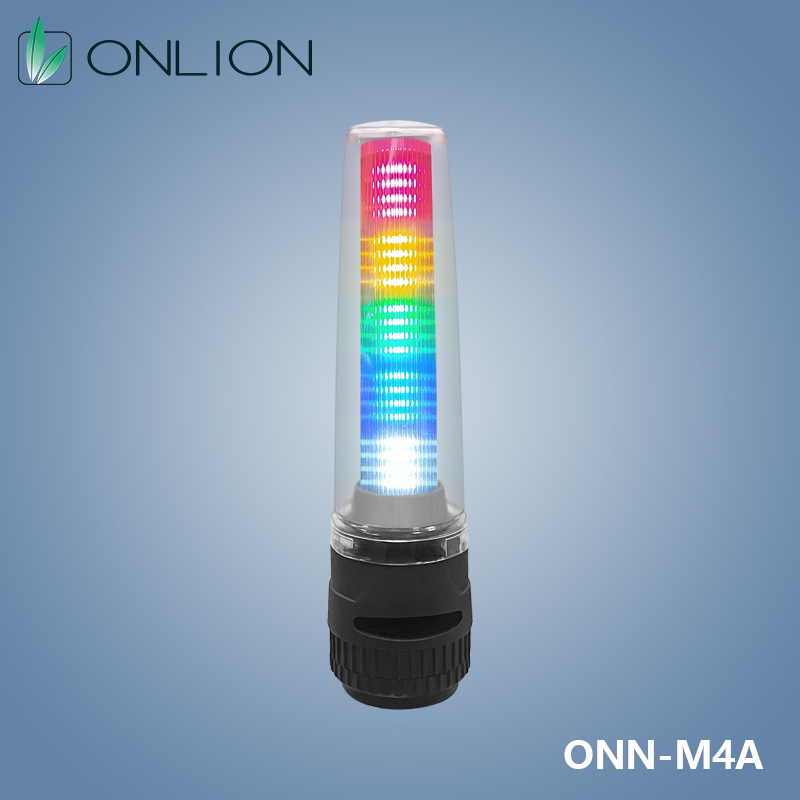 ONN-M4A機(jī)床三色報(bào)警燈多層警示燈LED指示燈設(shè)備信號(hào)燈可折蜂鳴器