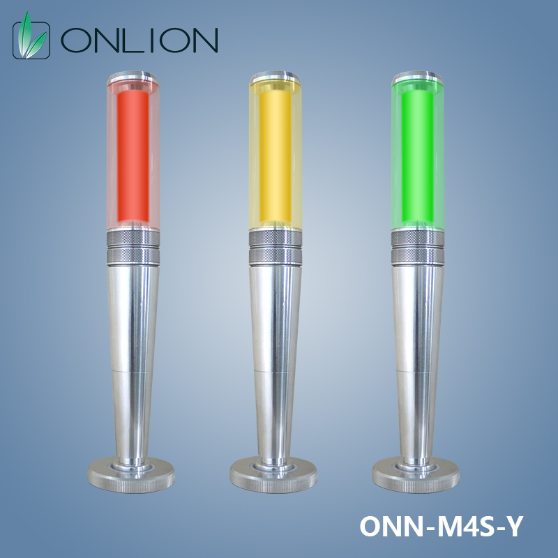 ONN歐恩三色警示燈M4S-Y亞克力導(dǎo)光柱 單層機(jī)床三色燈 設(shè)備指示燈