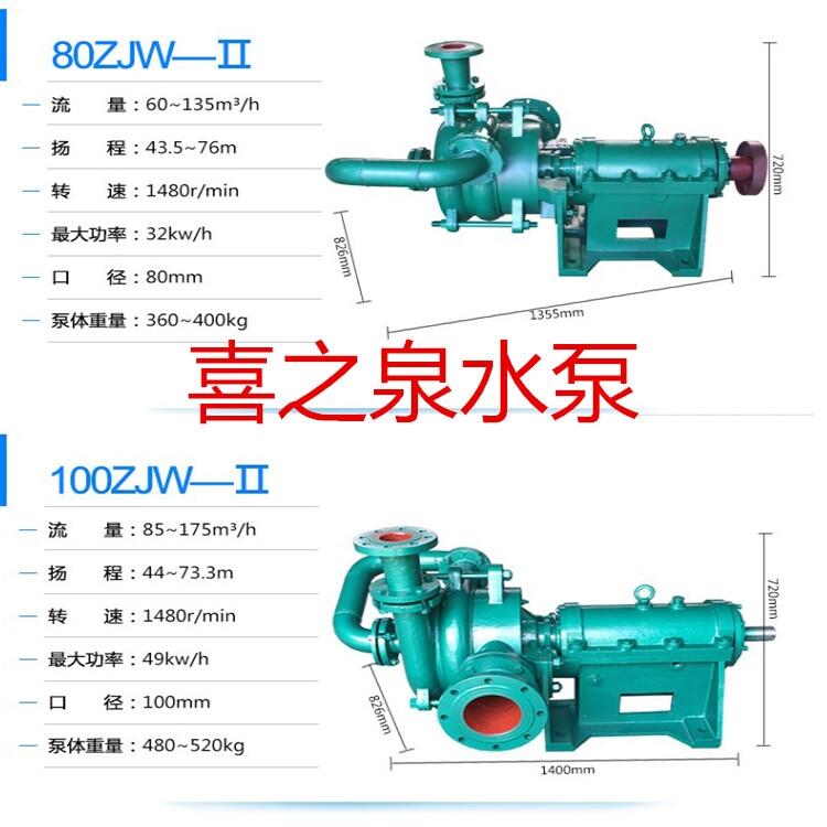 臥式80SYA壓濾機(jī)入料泵100ZJw-ii壓濾機(jī)進(jìn)料加壓雜質(zhì)泵