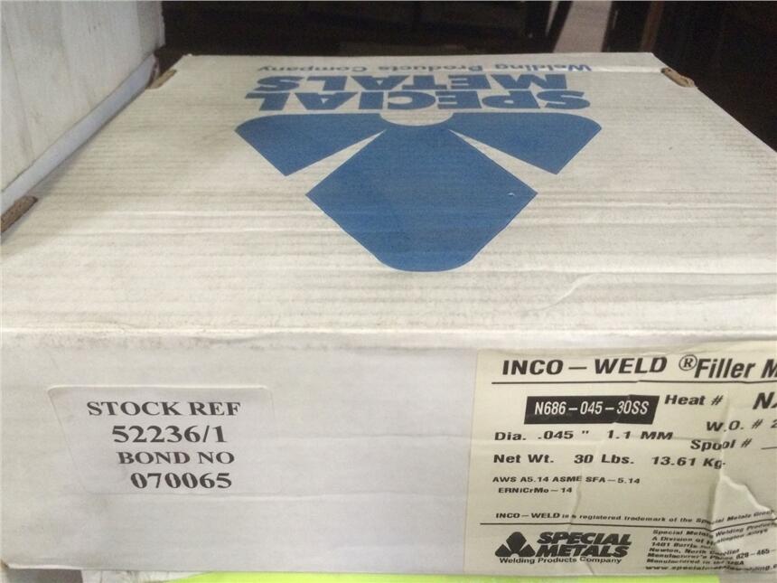 INCO-WELD Filler Metal 725NDUR超合金镍基氩弧焊丝