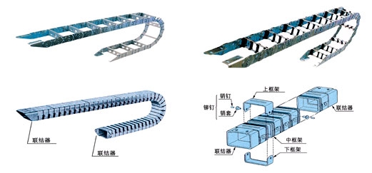 TL45 鋼制拖鏈 拖鏈寬度60-200mm