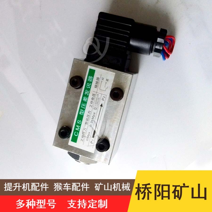 目測(cè)式電式螺紋鏈接 液壓站CMS型壓差發(fā)訊器