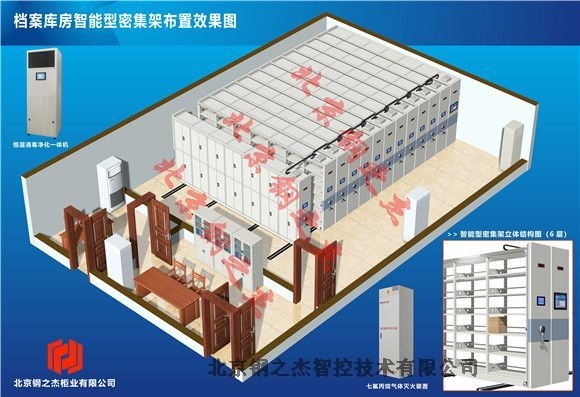 保定智慧档案室建设要求【电动密集架】