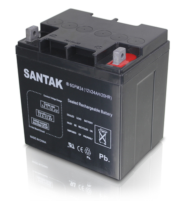 SANTAK山特蓄电池6GFM24UPS电源、12V24AH直流屏、EPS电源专用