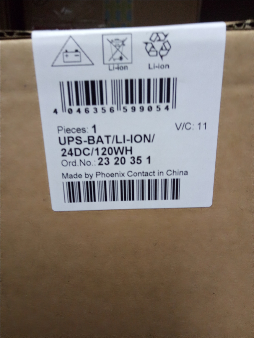 供应菲尼克斯电池 - UPS-BAT/LI-ION/24DC/120WH - 2320351现货好价