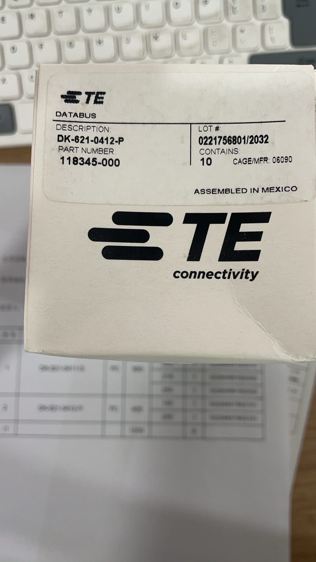 TE/Raychem   泰科/瑞侃   連接器 DK-621-0412-P 常備庫(kù)存