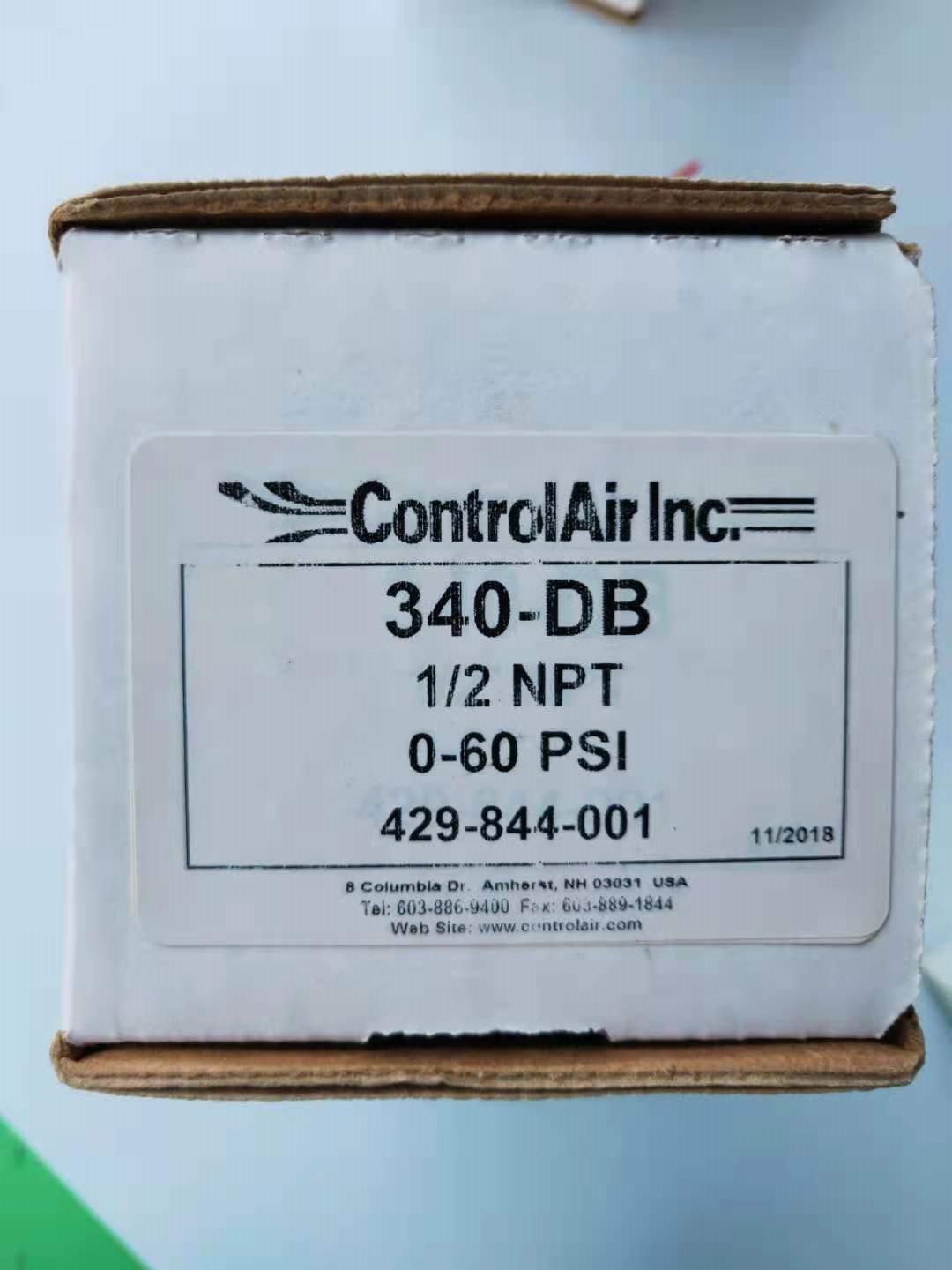 CONTROLAIR美國康氣通調(diào)壓閥340-DB可替換Midland/Norgren精密 