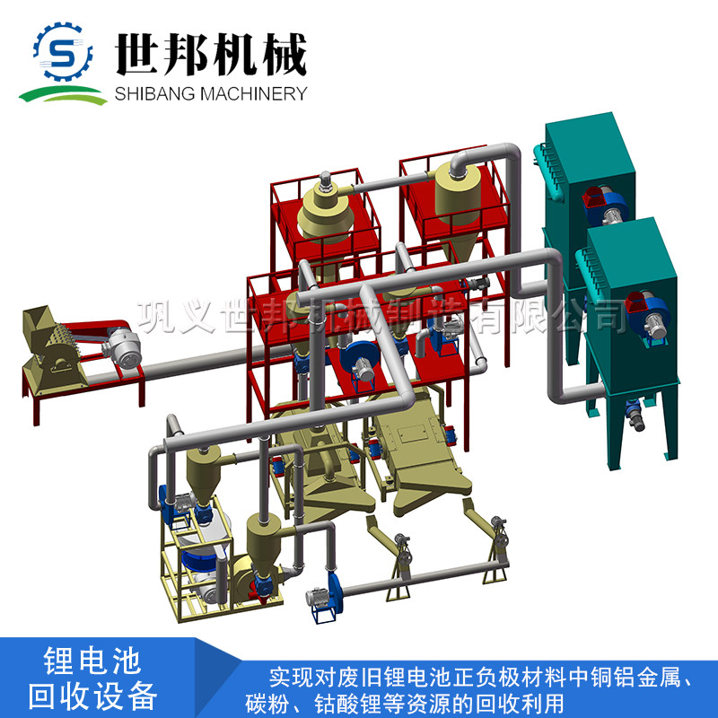 世邦鋰電池處理設(shè)備手機(jī)鋰電池處理