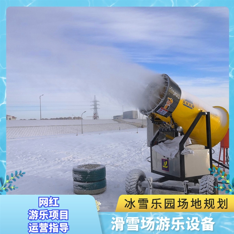 营造四季冰雪乐园 大型人工飘雪机 滑雪场造雪机 真实雪花