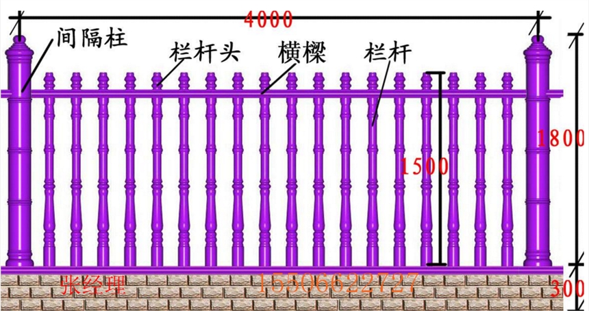 陜西風(fēng)騰圍欄模具廠家直銷