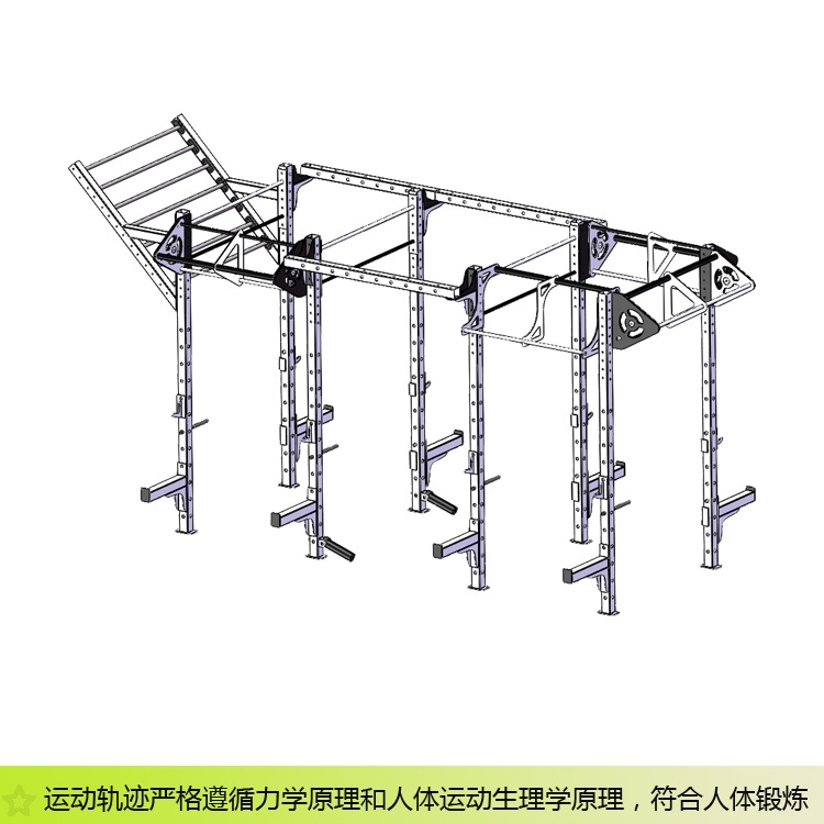 CF训练架 商用健身房多人用综合云梯训练架 生产厂家