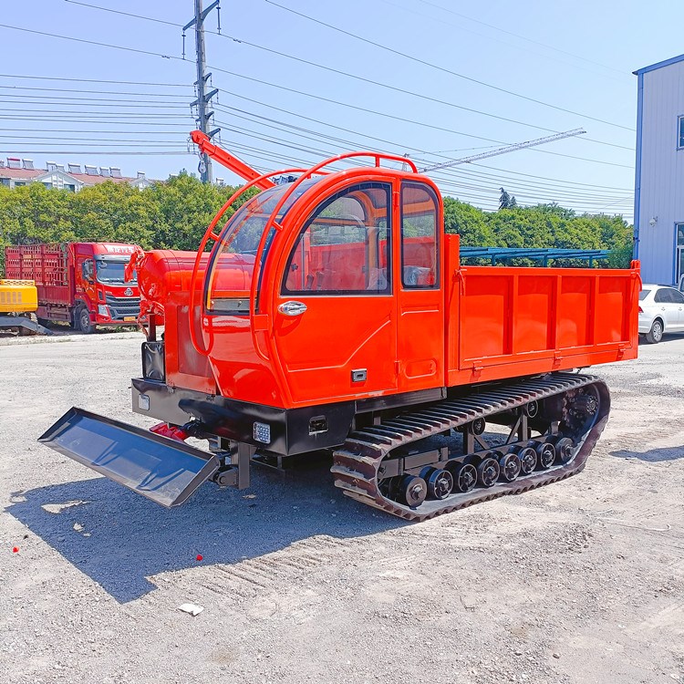 車廂升降式履帶運(yùn)輸車 工程履帶爬山虎自卸車 水田運(yùn)輸自卸履帶車