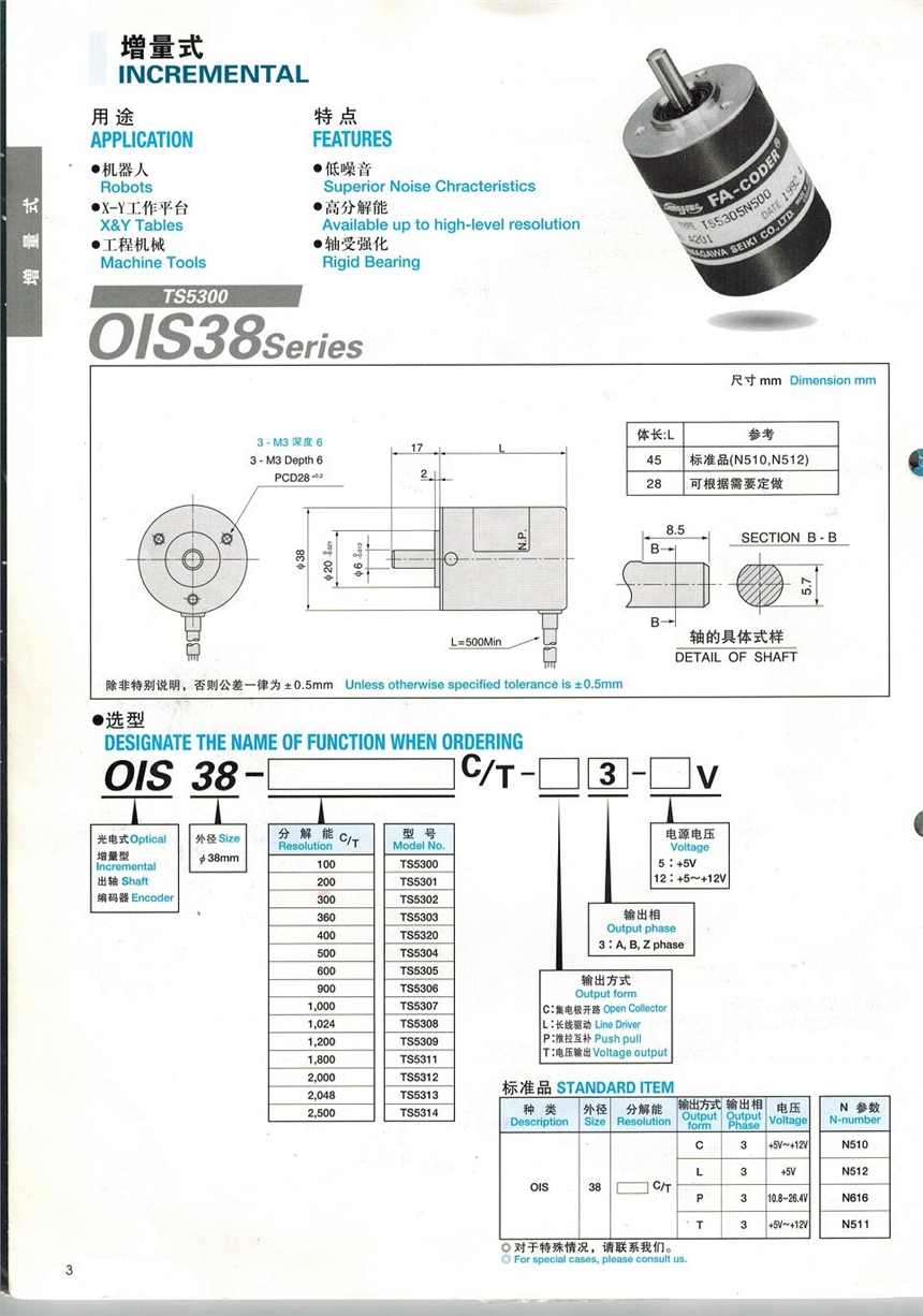 多摩川TS5308N616編碼器現貨全新正品