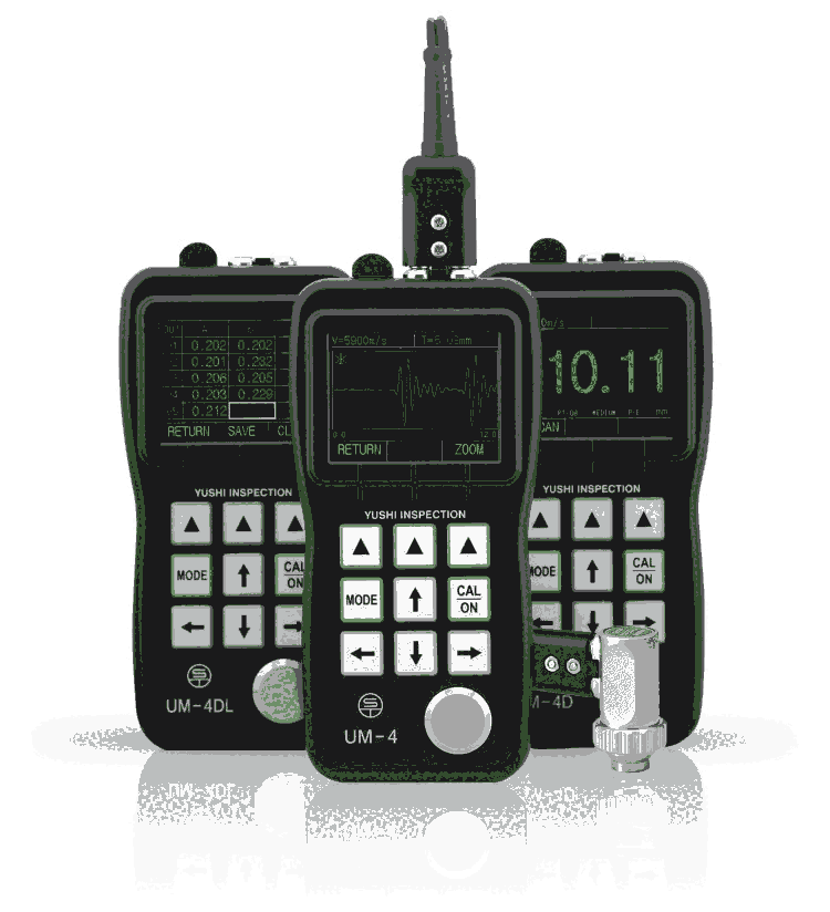 数字式精密彩屏UM-4超声波测厚仪0.01钢板金属材质厚度测量仪