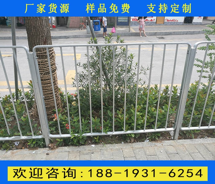 佛山港式护栏现货厂家 机非隔离栏杆定制 市政道路护栏