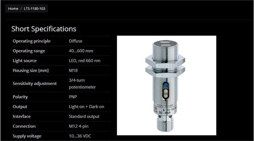 DW-AD-611-M12传感器