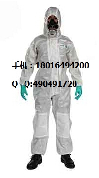 梅思安 10114588 連體式化學(xué)防護(hù)服帶鞋套-連體防護(hù)服-防放射性顆粒物防護(hù)服