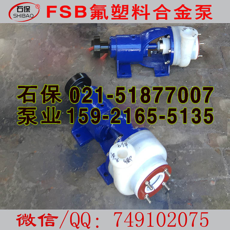 100FSB-20氟塑料泵_fsb氟塑料離心泵廠家 