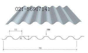 YX35-130-780型彩鋼瓦批發(fā) 彩色壓型彩鋼瓦