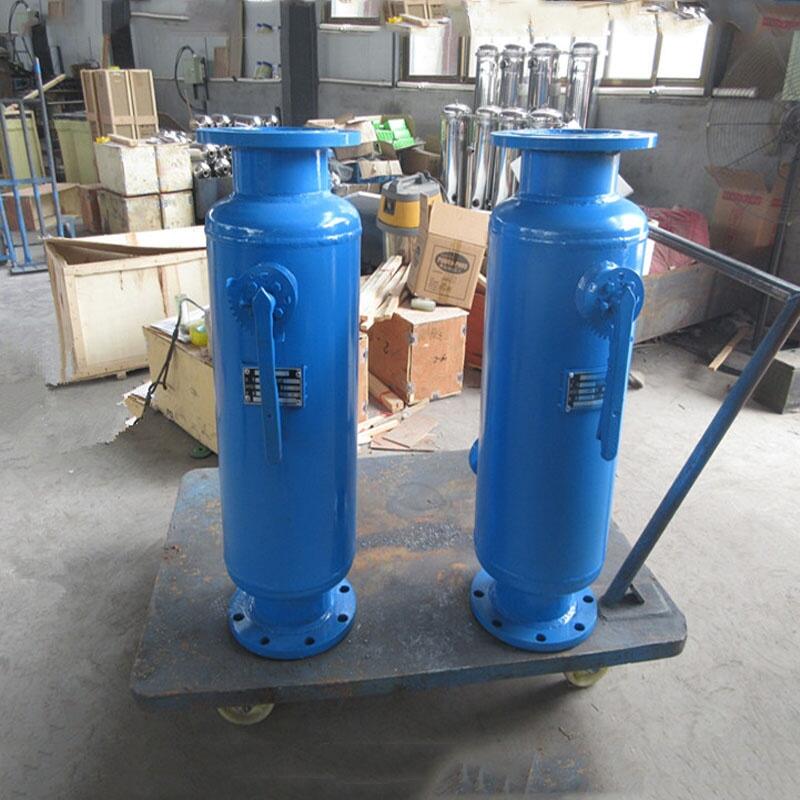 大型直通全自動(dòng)除污器 射頻反沖洗除污器 DN600螺旋除污器紹興