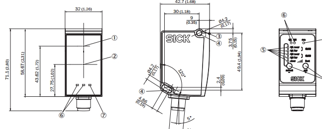 sick中程距離傳感器DR35-B15822