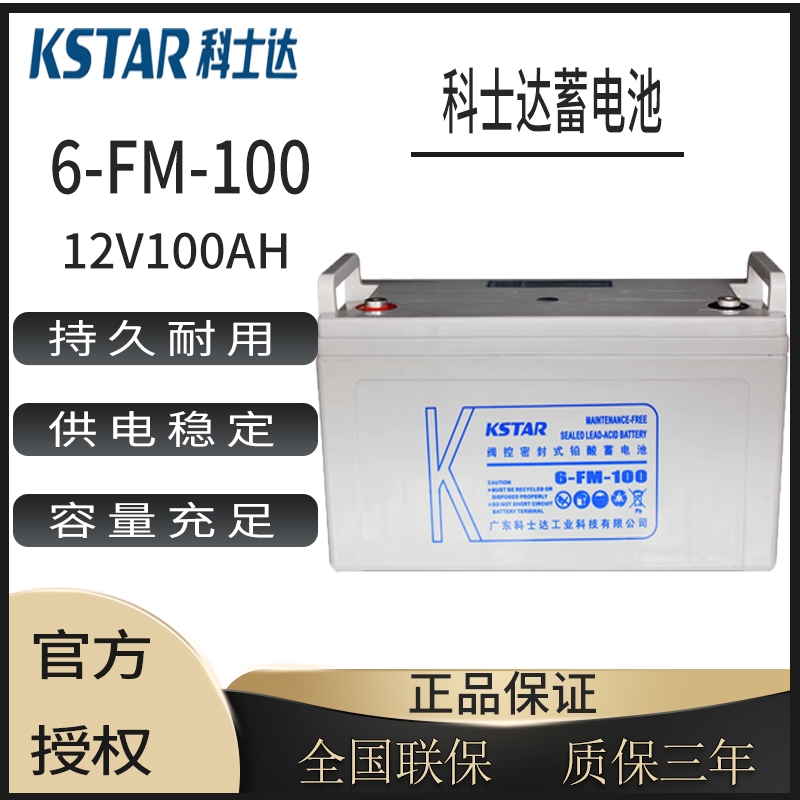 科士達(dá)蓄電池6-fm-100直流屏蓄電池UPS應(yīng)急電源電池