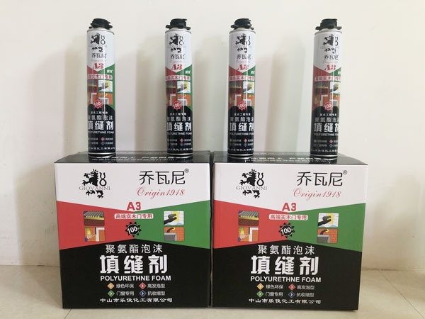 乔瓦尼750ml聚氨酯泡沫填充剂A3木门发泡胶