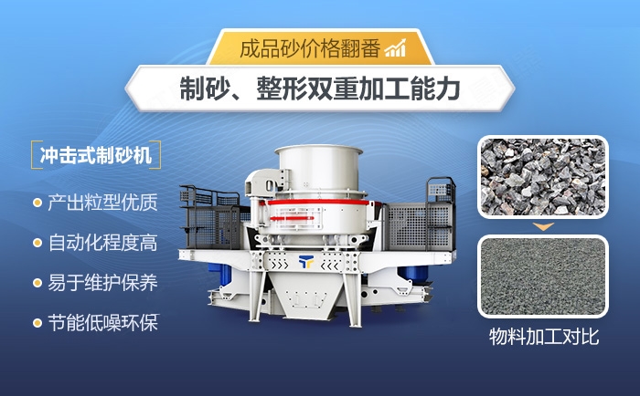 沖擊式制砂機，河南制砂設(shè)備廠家天宇重工