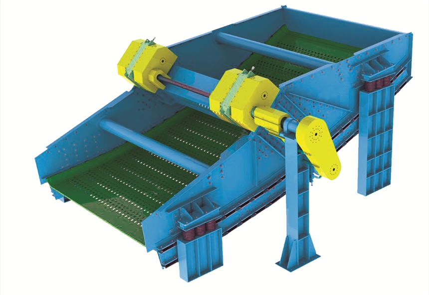 供應(yīng)FLS系列弛張篩箱式激振器多角度分級(jí)篩振動(dòng)弧形篩