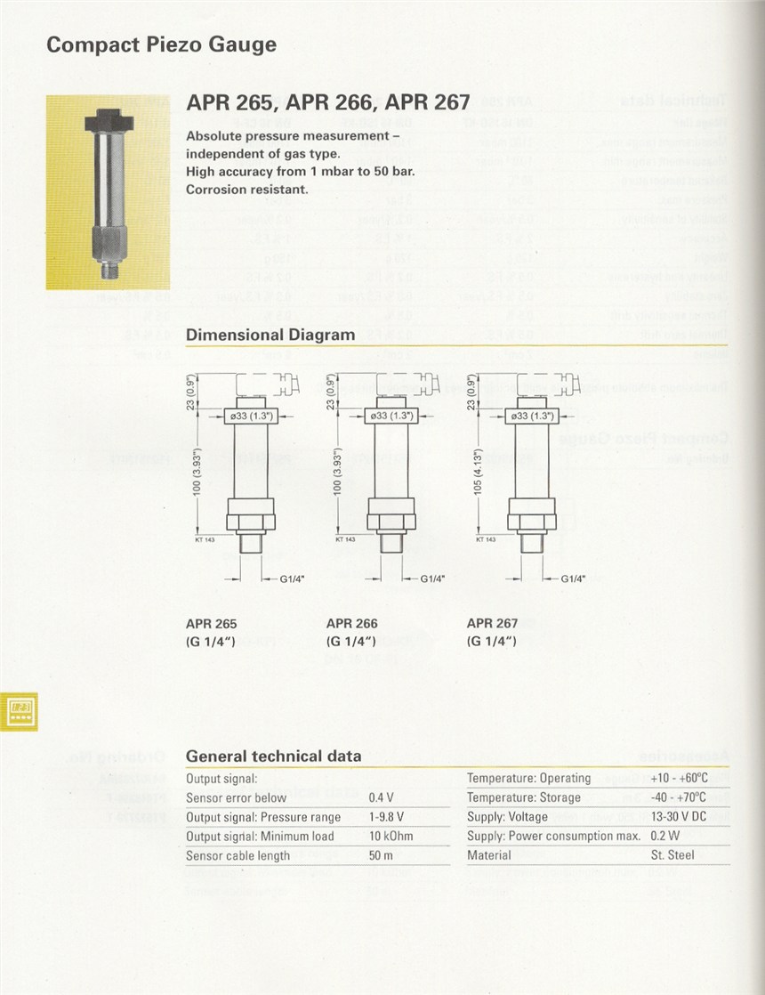 廠家直銷真空泵配件英?？礗NFICON MPG400真空計(jì)