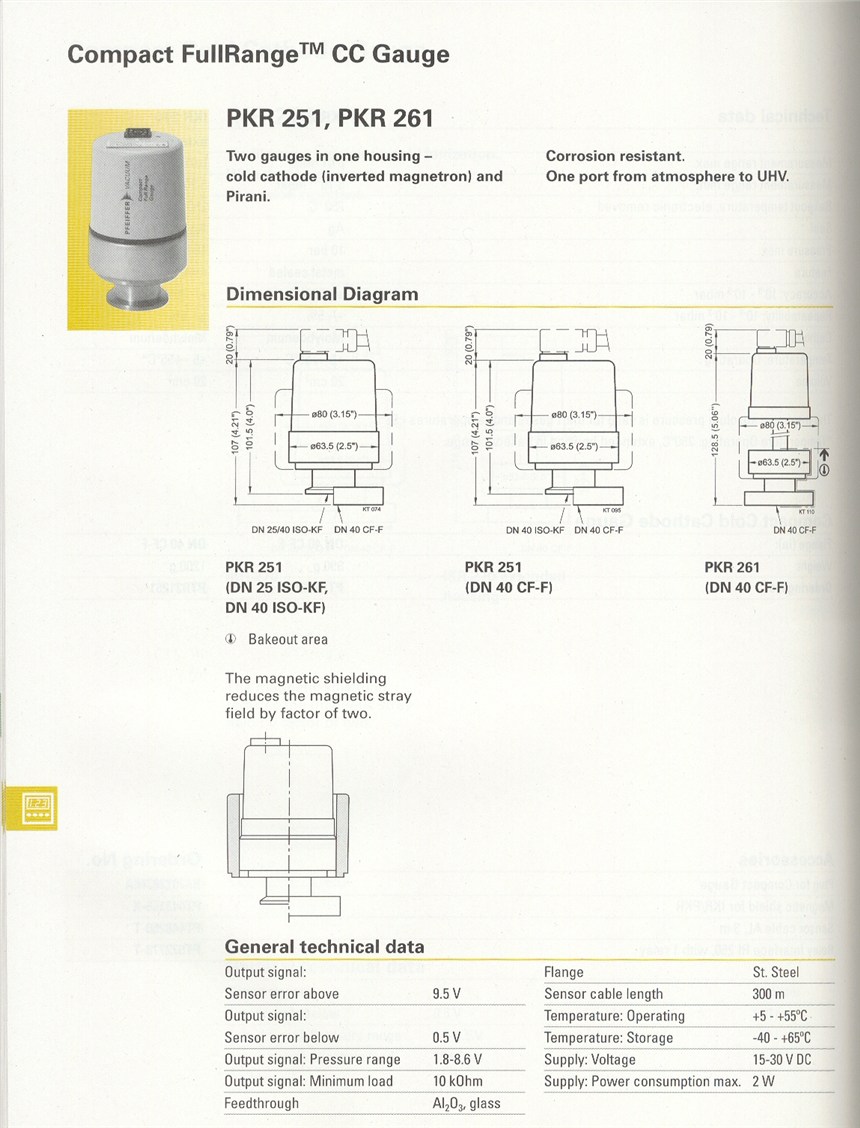 供應(yīng)MKS 925 Micro Pirani vacuum transducer皮拉尼真空規(guī)管