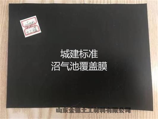 三门峡垃圾填埋场封场黑色建标土工膜 美标2.5厚浮动膜