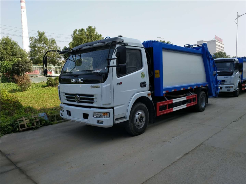 6噸垃圾壓縮處理車品牌_東風垃圾車廠家垃圾車