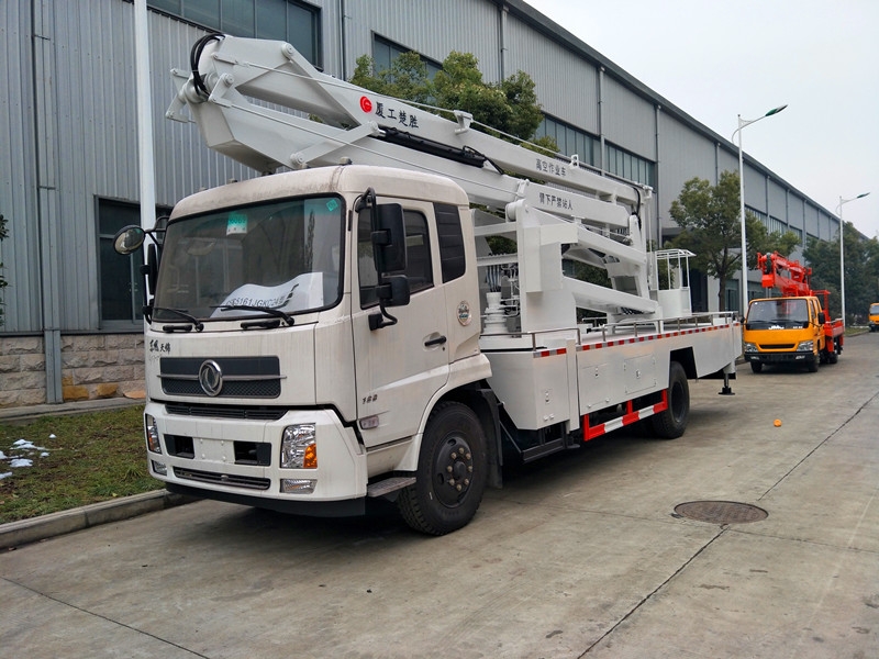 廠家直銷登高車高空車作業(yè)車東風(fēng)天錦24米折臂式高空作業(yè)車