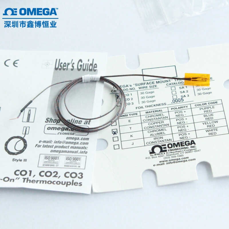 CO2-E CO1-K-72-CAL-4-3P CO2-K-50"熱電偶OMEGA歐米茄