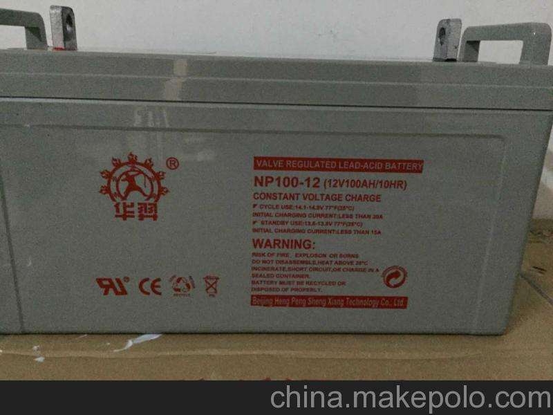 華羿蓄電池6-GFM-100 閥控密封免維護(hù)型 機(jī)房UPS計(jì)算機(jī)后備應(yīng)急電瓶