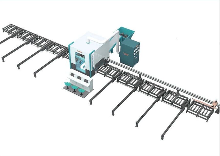 H型钢切割机组 槽钢 角钢 数控等离子切割机